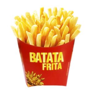 Embalagem de Batata Frita Grande Vermelha (pct com 30)